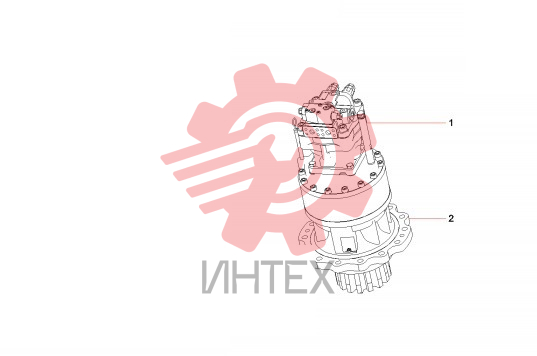 Редуктор поворотный 60043410