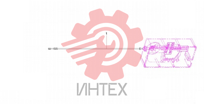Трос остановки двигателя Z0.06-24-3 B229900002662