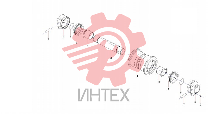 Каток опорный 13271675