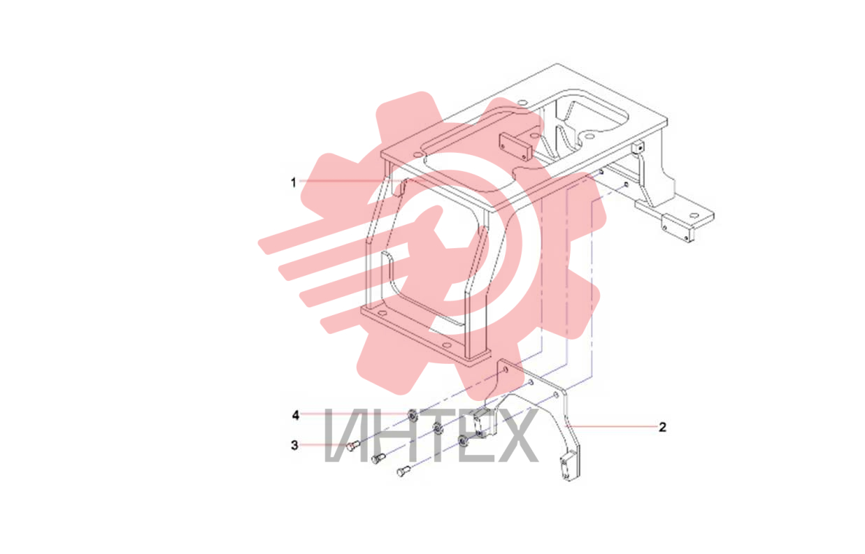 Рама гидрораспределителя SY485C1I3KH.1.2.5A 13503268