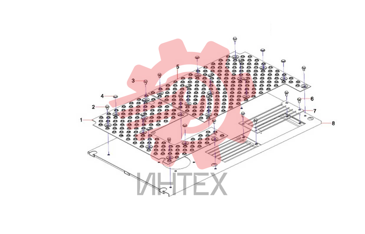 Решетка отсека кондиционера SY485C1I3KH.1.6.15 13304821