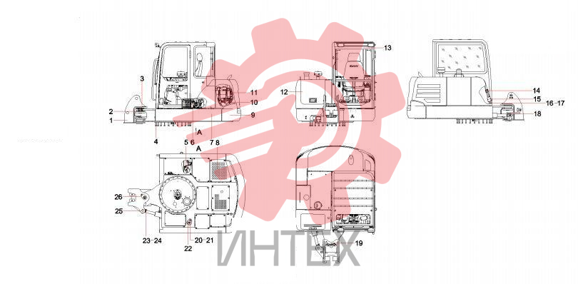 Комплектующие рамы SY60C9Y4R.1 13943759