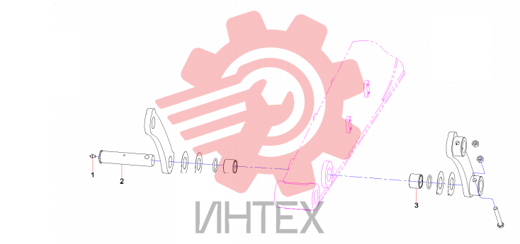 Крепление коромысла SY55C9K4R.3A 13855084