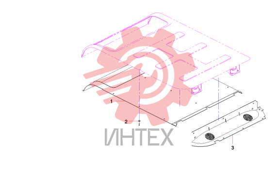 Потолок кабины 60242030