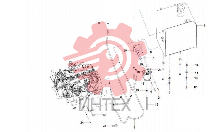 Система топливная SY80C1.1.3.5 13690893