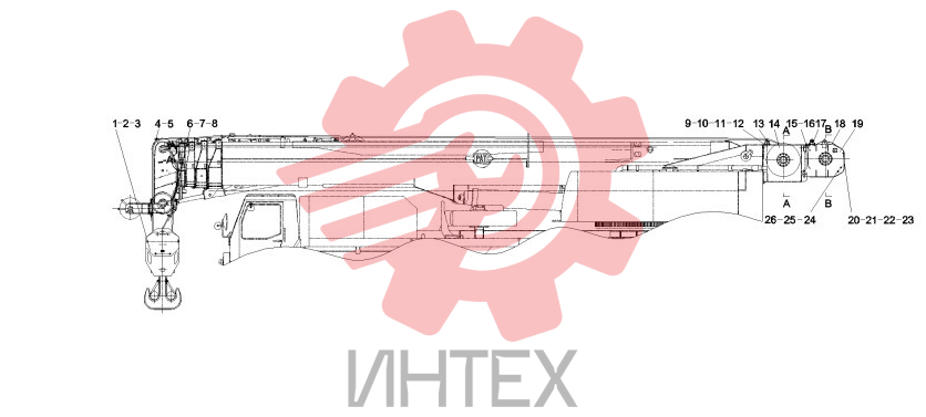 Механизм подъемный 10025338