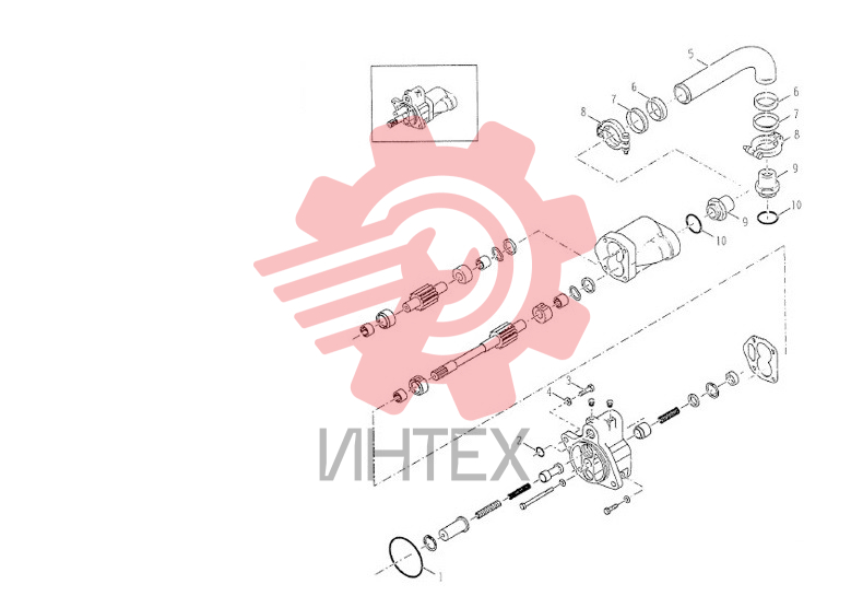 Клапан регулировки давления и питающий насос 60138682