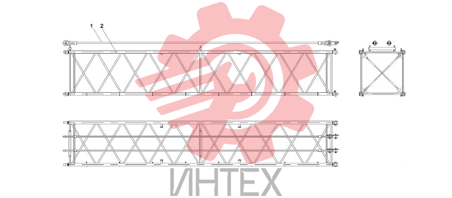 Секция стрелы промежуточная 9m 12688919