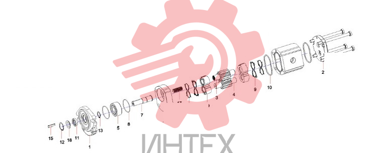 Шестерня двигателя B220501000269
