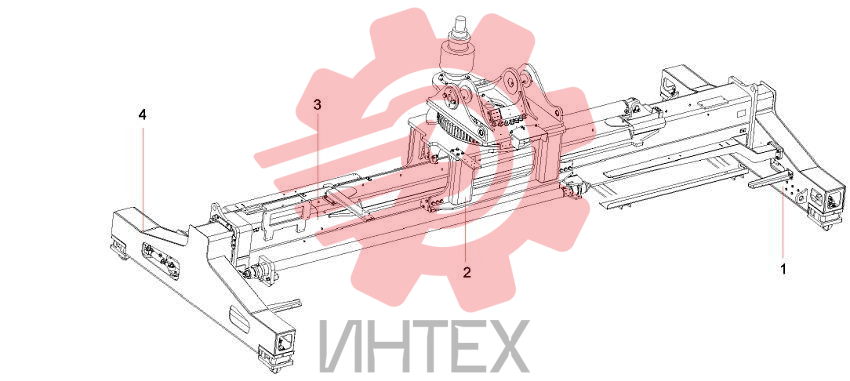 Спредер в сборе