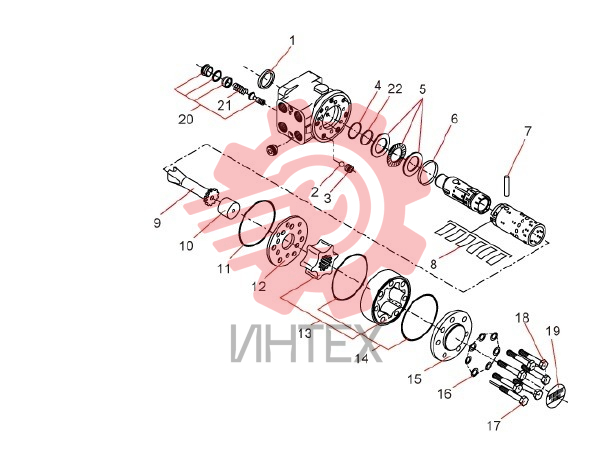 Механизм рулевой OSPCX250LS/11115478 60167505