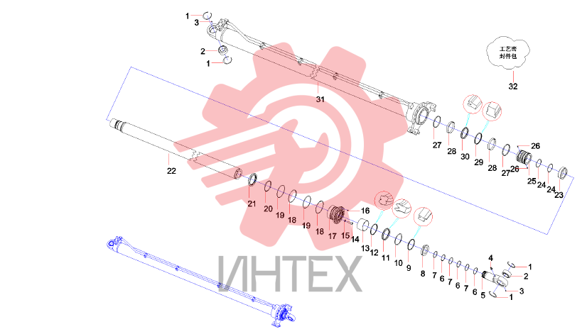 Цилиндр телескопический 10424848