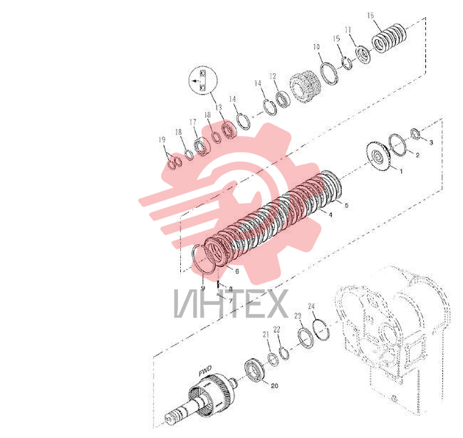 Вал сцепления 60139838