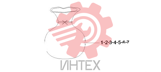 Комплектующие телескопического цилиндра 14179071