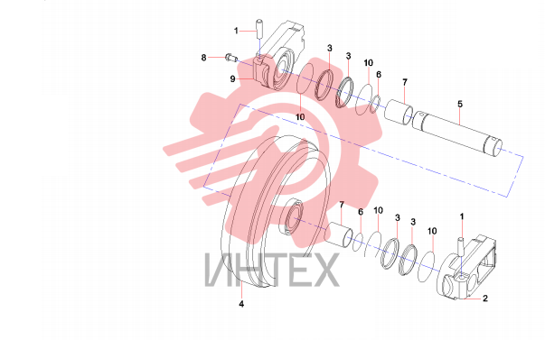 Колесо направляющее A229900010405