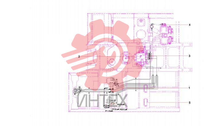 Трубопровод гидравлической системы платформы 10173301