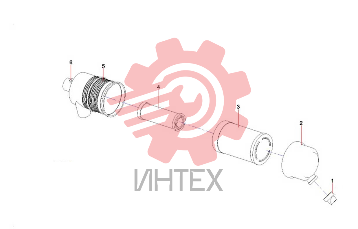 Воздушный фильтр B222100000458