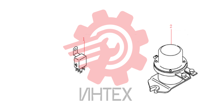 Реле массы и реле стартера 60335830