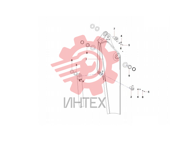 Рукоять стрелы SY140C1.3 13711069