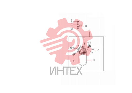 Фильтр топливный 60333524
