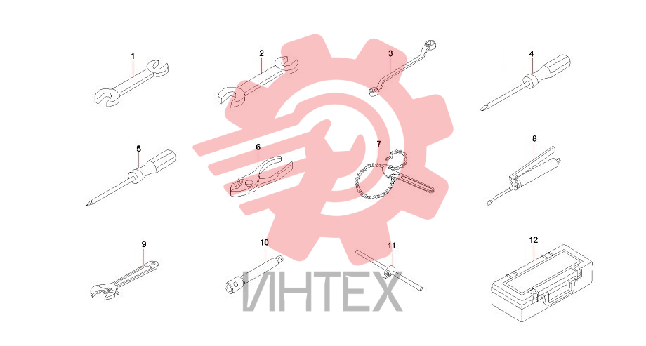 Набор инструментов 13602983