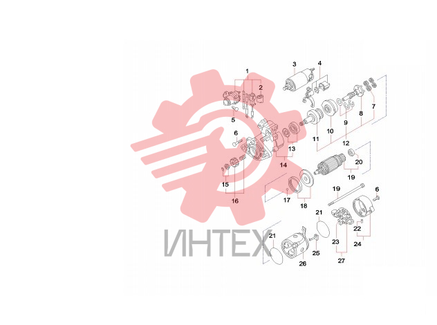 Комплектующие стартера 60289535