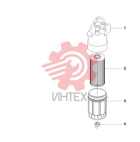 Фильтр топливный 60018743