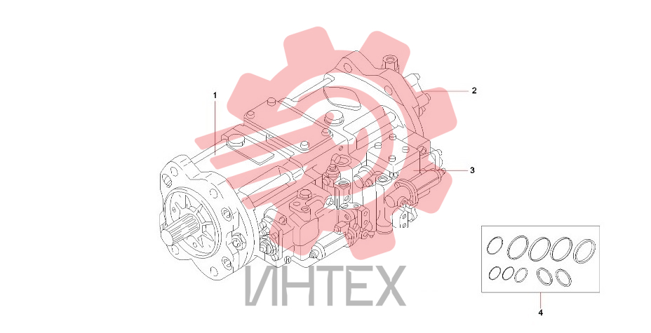 Насос плунжерный B220301000671