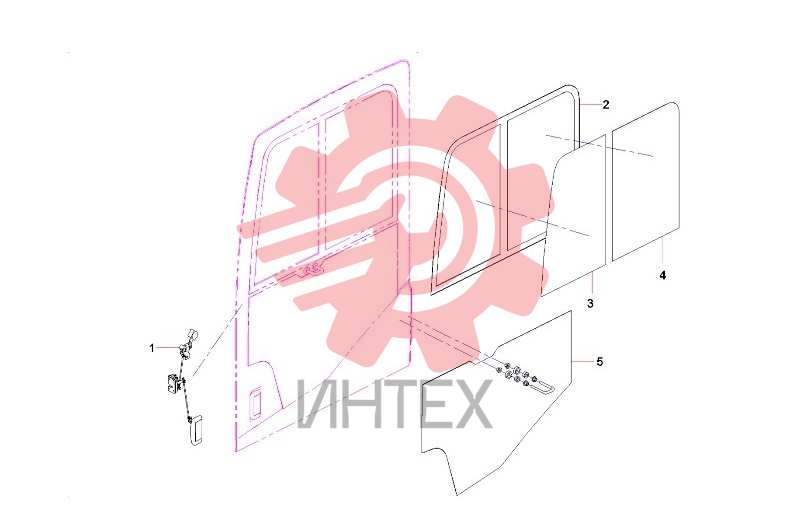 Окно двери 60213468