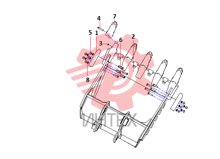 Ковш (1.8) SY385C2M2KS.3.4A.1 13690653