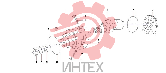 Мотор роторный 60118416