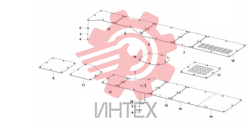 Пластины защитные SY700C2I2K.1 13357409