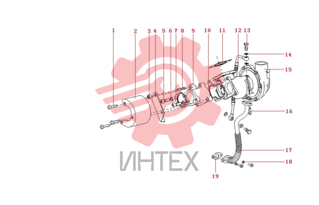 Турбонагнетатель D03S3.16 13148580