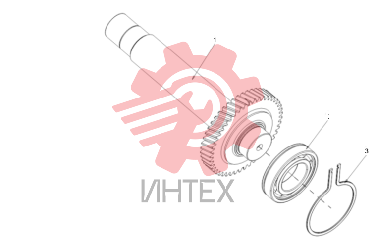 Узел зубчатого колеса 60273716