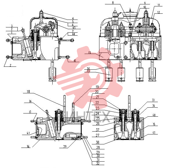 Головка блока цилиндров G04-000-10+C