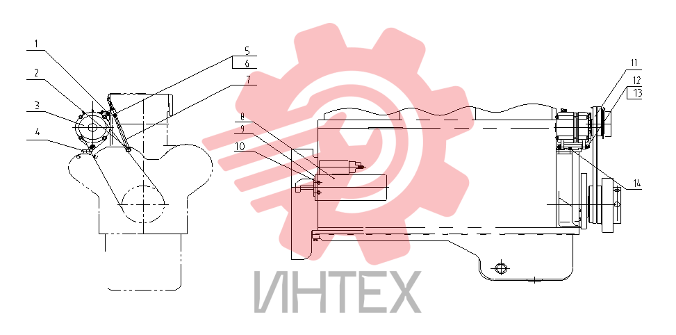 Стартер и генератор с комплектующими G11-000-12+D