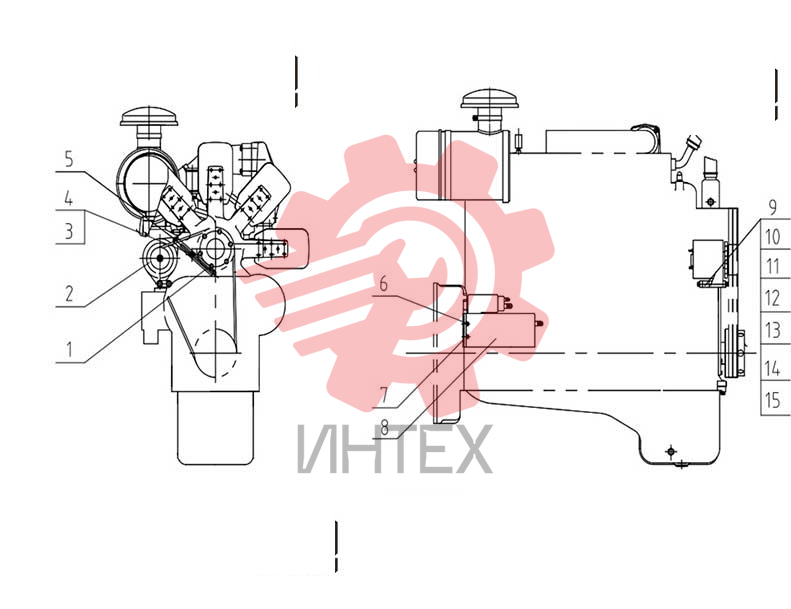 Стартер и генератор S00009562