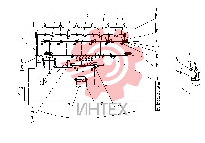 Трубопровод топливный G26-000-07+E