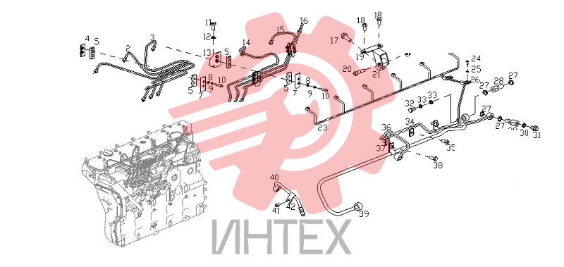 Трубопровод топливный D26-000-104+C