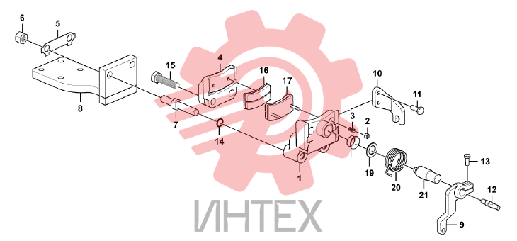 Суппорт тормозной (43775)