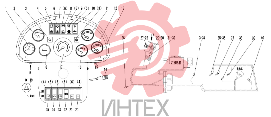 Панель приборов Y958DC