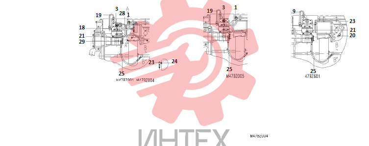 Трубопровод m47bz005