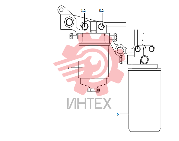 Фильтр топливный c85az-85az301+a