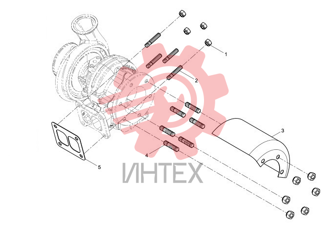 Тепловой экран нагнетателя