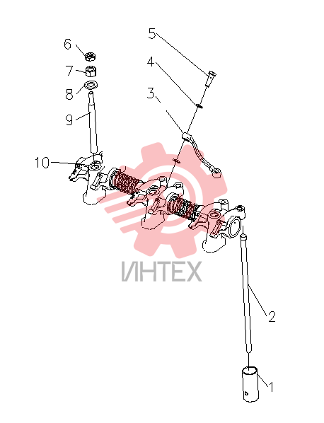 Узел клапанного механизма в сборе J7M00-1007000.02
