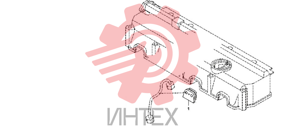 Уплотнение резиновое крышки