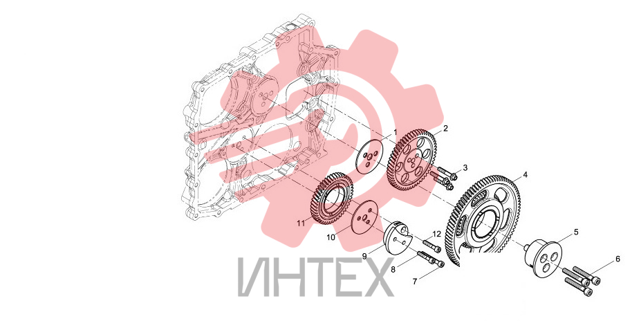 Шестерня промежуточная