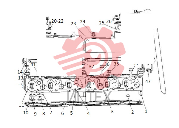 Головка блока цилиндров в сборе J80G1-1003000.03