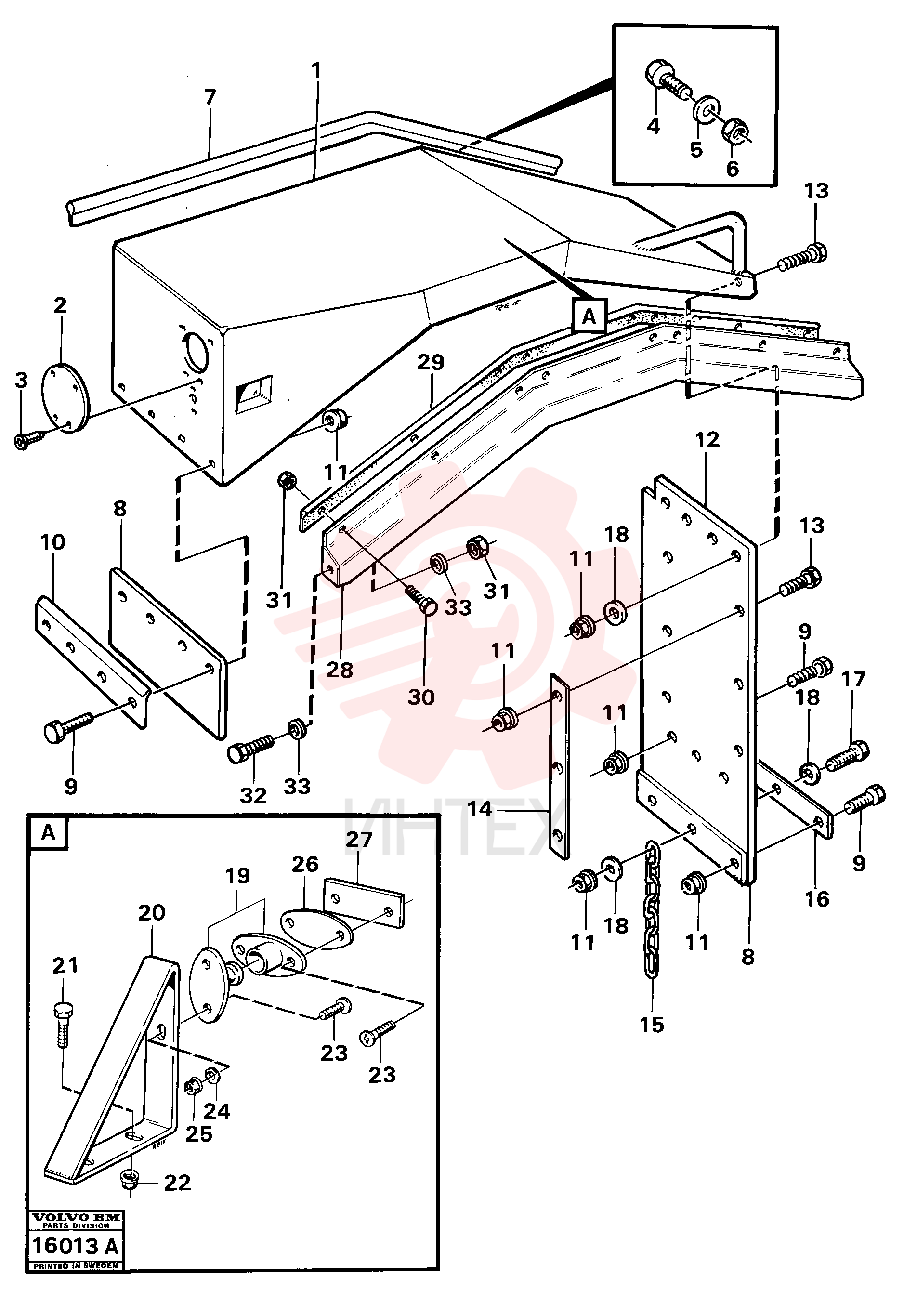 Flange lock nut