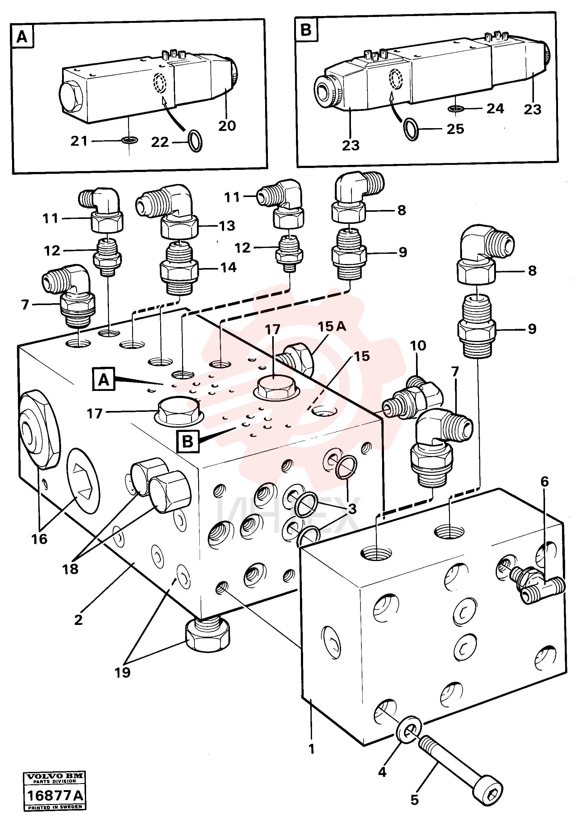 Valve body VOE 4940489